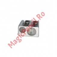 Ascutitoare metalica, dubla, pentru creioane